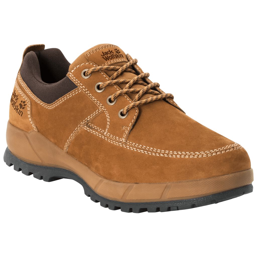 Jack Wolfskin JACKSON χαμηλα παπουτσια casual ανδρικα πορτοκαλι/καφε | GR5454204